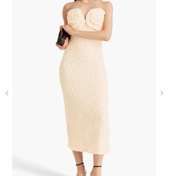 MARA HOFFMAN | White Mina Strapless Midi | Small/Medium - Picture 2 of 9